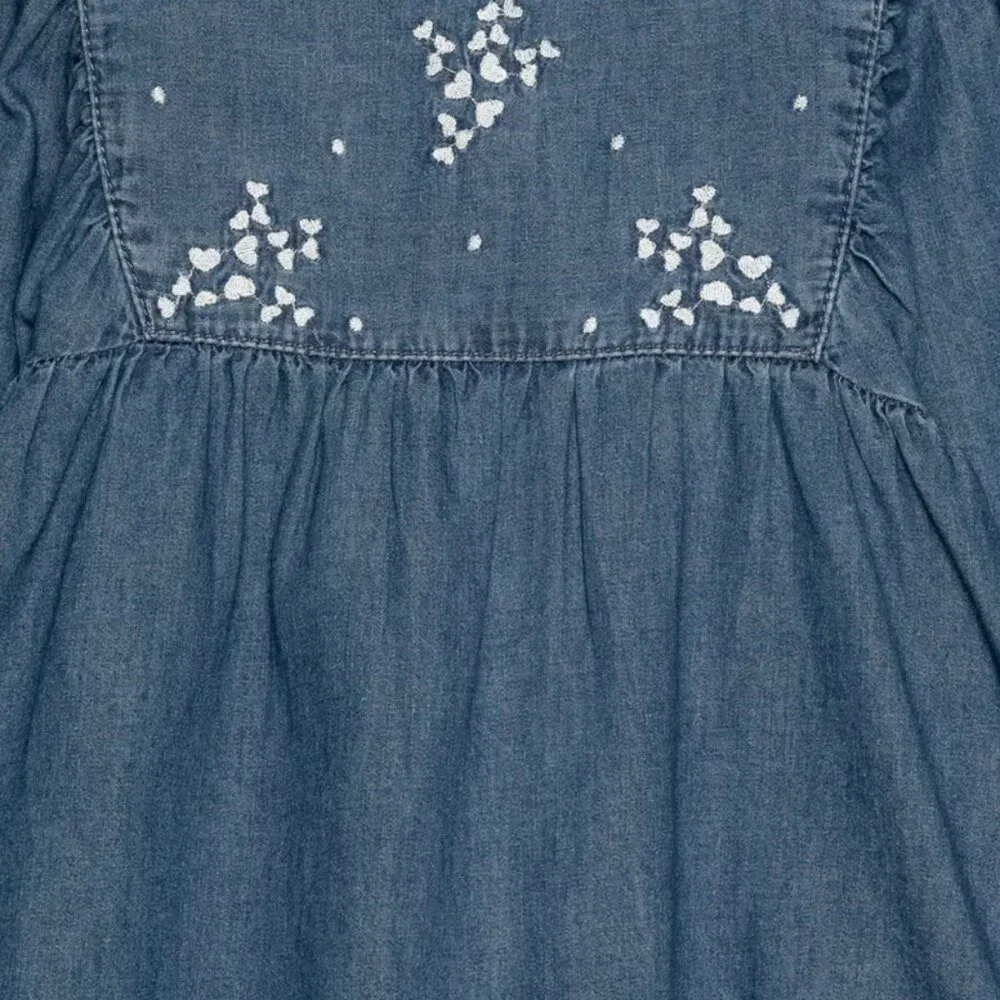babyGap Embroidered Denim Dress/NWT/4 Years